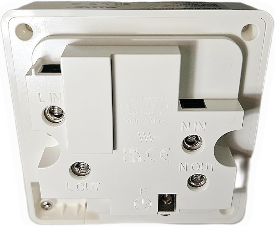 image 1 of Awe 4 x 7-Day Digital Fused Timer Spur Electric Heating, Immersers, Aga-Range Cookers, Towel Rails & Lights 5yr Warranty Programmable Timer & Lit Display Rechargeable Cell 2000hrs Batt Memory