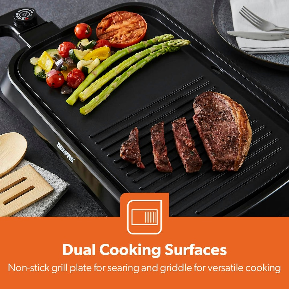 image 1 of GEEPAS Electric Barbecue Grill 1600W