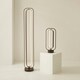 image 6 of ValueLights Infinity Black Adjustable Revolving Integrated LED Table Lamp Black