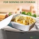 image 6 of ECONX No.2 Aluminium Disposable Foil Food Container With Lids Reusable Takeaway Containers 50PC