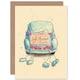 image 1 of Just Married Tin Can Car Wedding Card