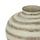 image 2 of Ravello Large Stripe Amfora Vase - Ceramic - L43 x W43 x H48 cm - Brown Brown