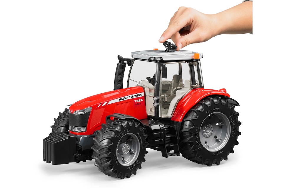 image 1 of Bruder Massey Ferguson 7624 Detailed Vehicle & Playset Model