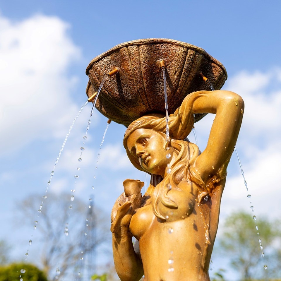 image 1 of Naiades Figurine & Surround Water Feature 119cm