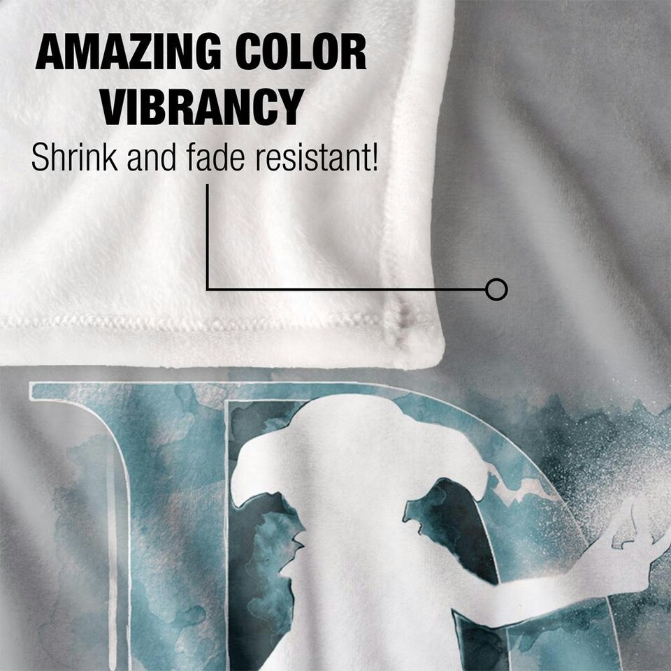 image 1 of Harry Potter Ink Splatter Dobby Blanket - Multicoloured - One Size