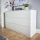 image 3 of Chest Of Drawers Spacious Bedroom Furniture Storage Unit Modern Organiser | White