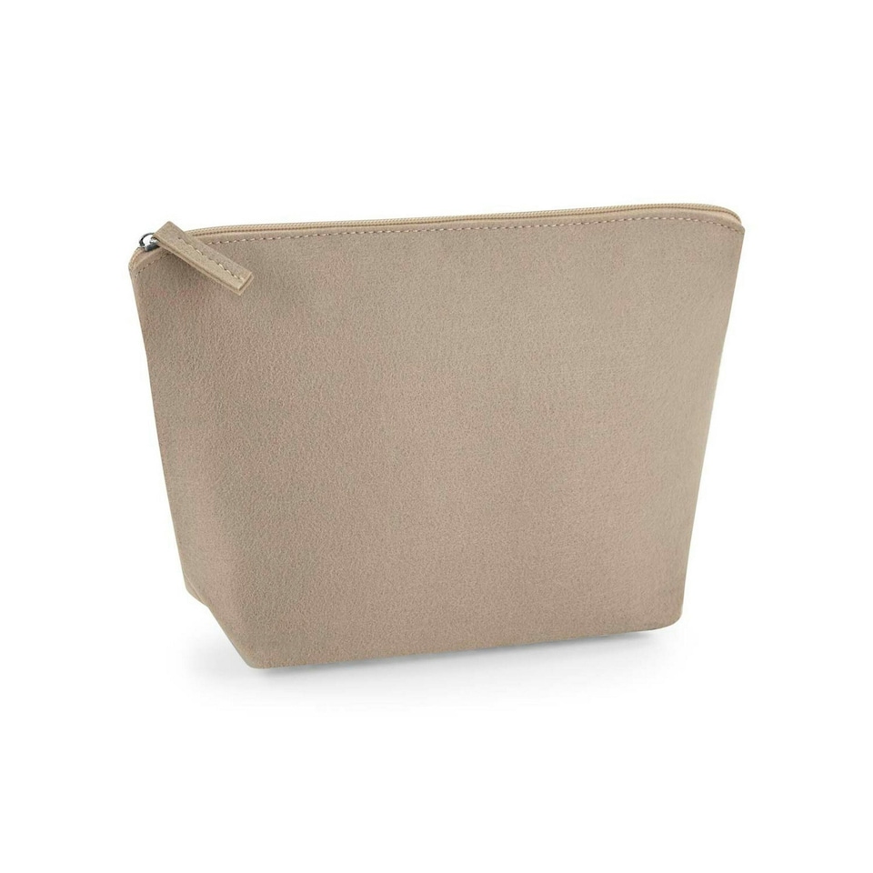 image 1 of Bagbase Felt Accessory Bag - Sand - 18cm x 9cm x 19cm