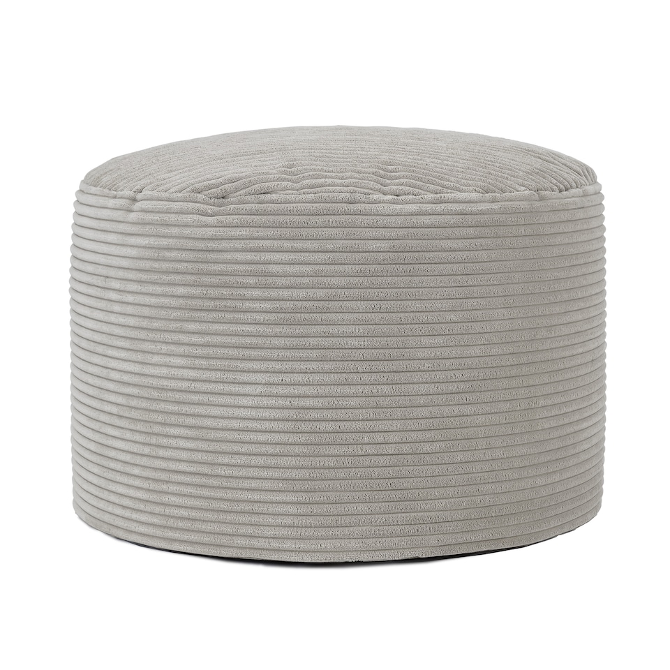 image 1 of Natalia Large Beanbag Corduroy Light Grey | Grey | Grey | XL | 1