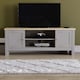 image 4 of Vida Designs Arlington 2 Door TV Unit Shaker Entertainment Storage, Grey & Oak | Grey | Grey & Oak | 1