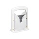 image 1 of KitchenCraft Bagel Slicer White Plastic Carbon Steel