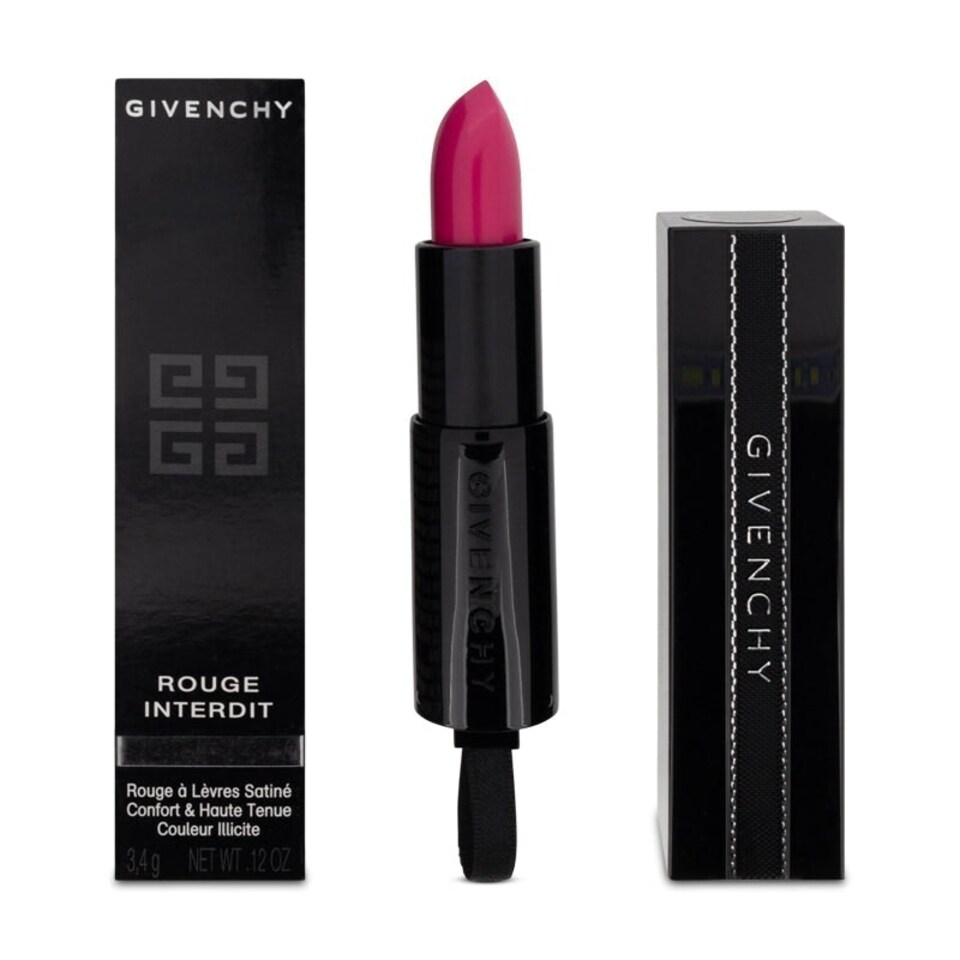 image 1 of Givenchy Rouge Interdit Pink Lipstick 22 Infrarose Pink