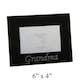 image 2 of Impressions Photo Frame Black/Crystal "Grandma" 4"x6"