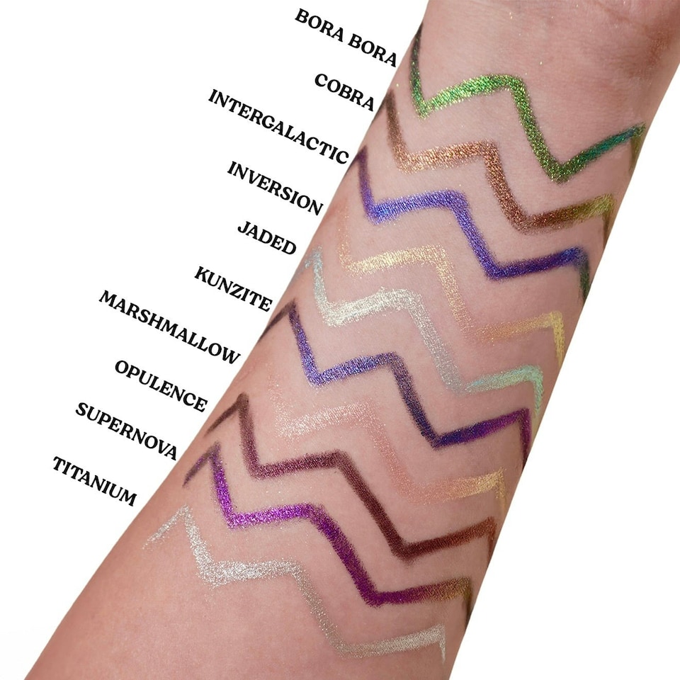 image 1 of Inversion Chroma Pencil - Duochrome Pencil - Glisten Cosmetics Silver