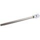 image 2 of 7mm Hex Allen Key Long Bit Internal Socket Metric 1/2" Drive 200mm Length Cr-V
