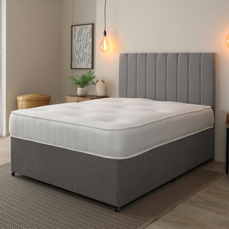 image 1 of Sleep Warmer Premium Hybrid Mattress - 20cm Deep, Dual Comfort Fillings | White | Small Double
