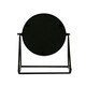 image 4 of Harbour Housewares 33 x 35cm Round Makeup Mirror - Black Black