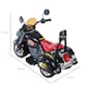 image 5 of HOMCOM Kids Electric Motorbike 6V Children Ride On Motorcycle Battery Powered Toy with Lights Sound for 3-6 Years Old Black