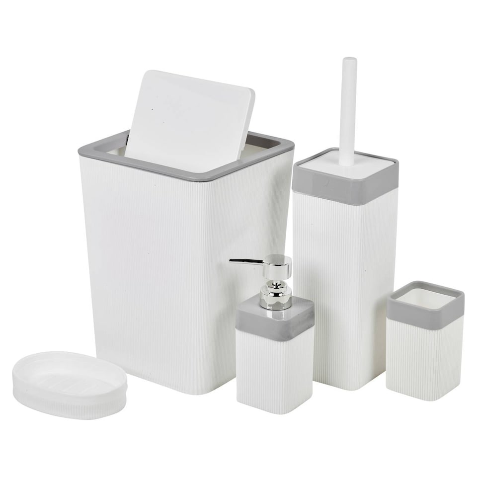 image 1 of 5-Pcs Bathroom Accessory Set | Multi | 5