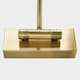 image 3 of ValueLights Pair Of Modern Adjustable Gold Twin Picture Wall Lights Gold