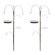 image 1 of 2 x Deluxe Wild Bird Feeding Station 4 Hangers, Feeder Tray, Plastic Bird Bath