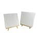 image 3 of 20x20cm Canvas and Wooden Easel Set