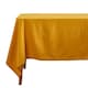 image 1 of Homescapes Mustard Yellow Tablecloth - 178 x 300 cm Yellow