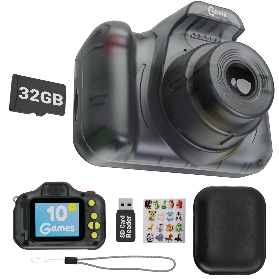 image 1 of Majority CLCKID Kids CAM10 Camera | Dual Lens with 8 x Zoom | Video Recording