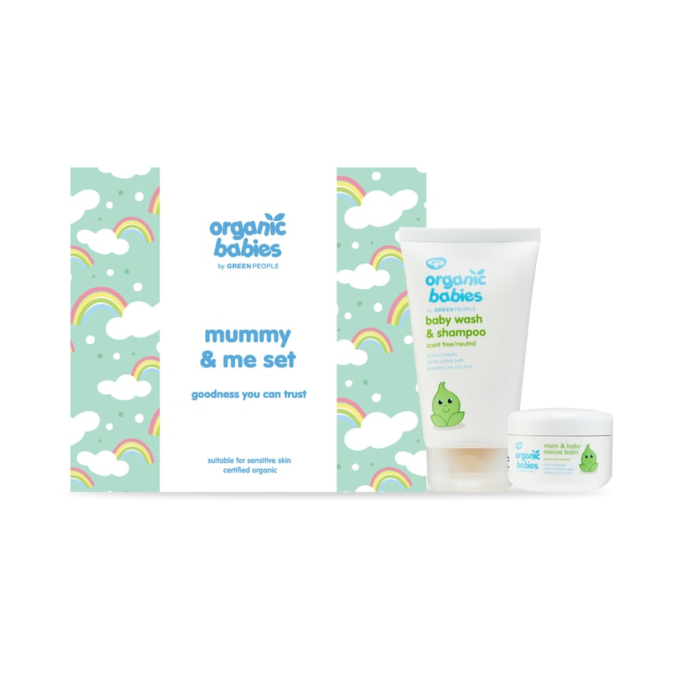 image 1 of Green People Organic Babies Mummy & Me Set Vegan Gifts 200ml