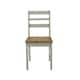 image 3 of Core Products Linea Pair of Grey Ladder Back Chairs H90.5cm x W40.5cm x D47cm Grey