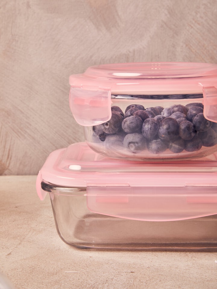 image 1 of Freska 400ml Round Glass Container