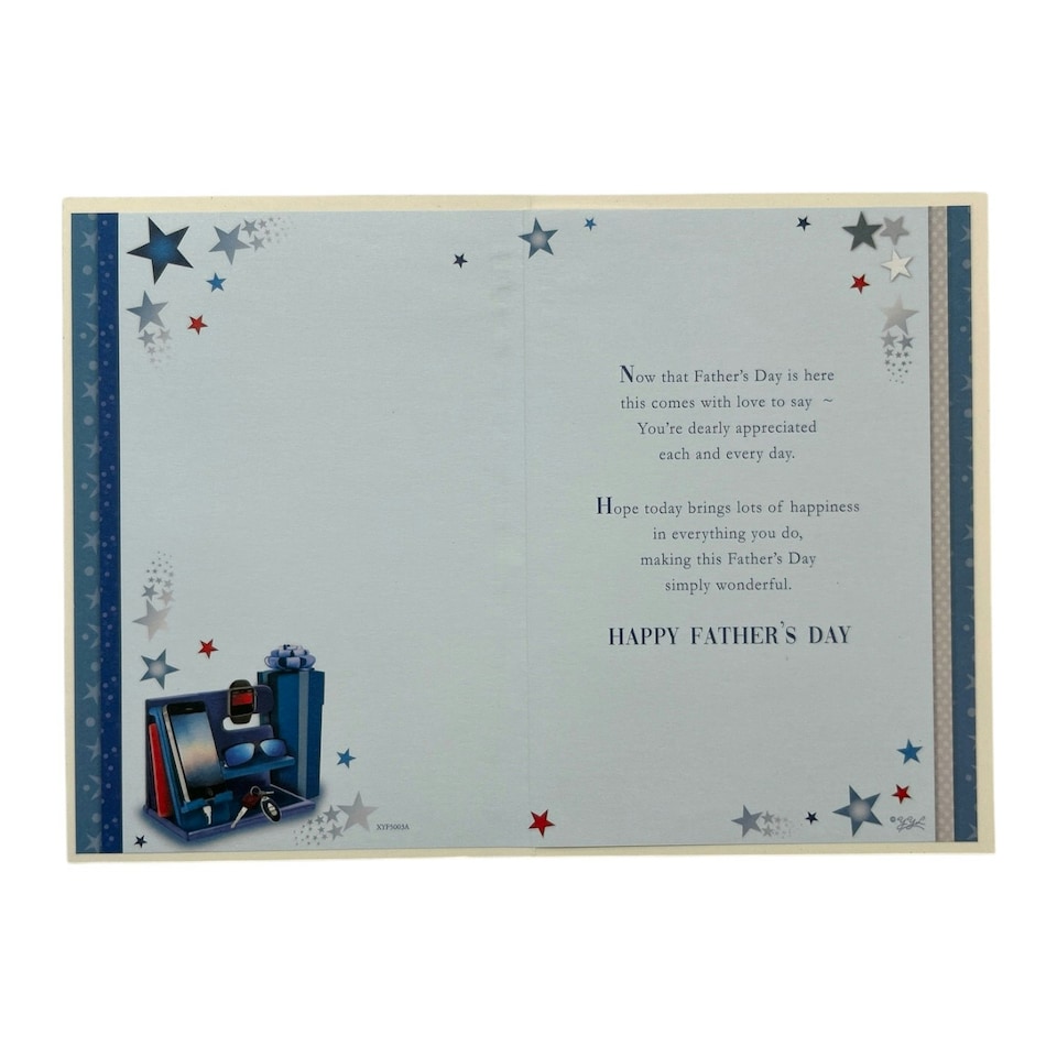image 1 of For A Special Father Men's Accessories Design Father's Day Card