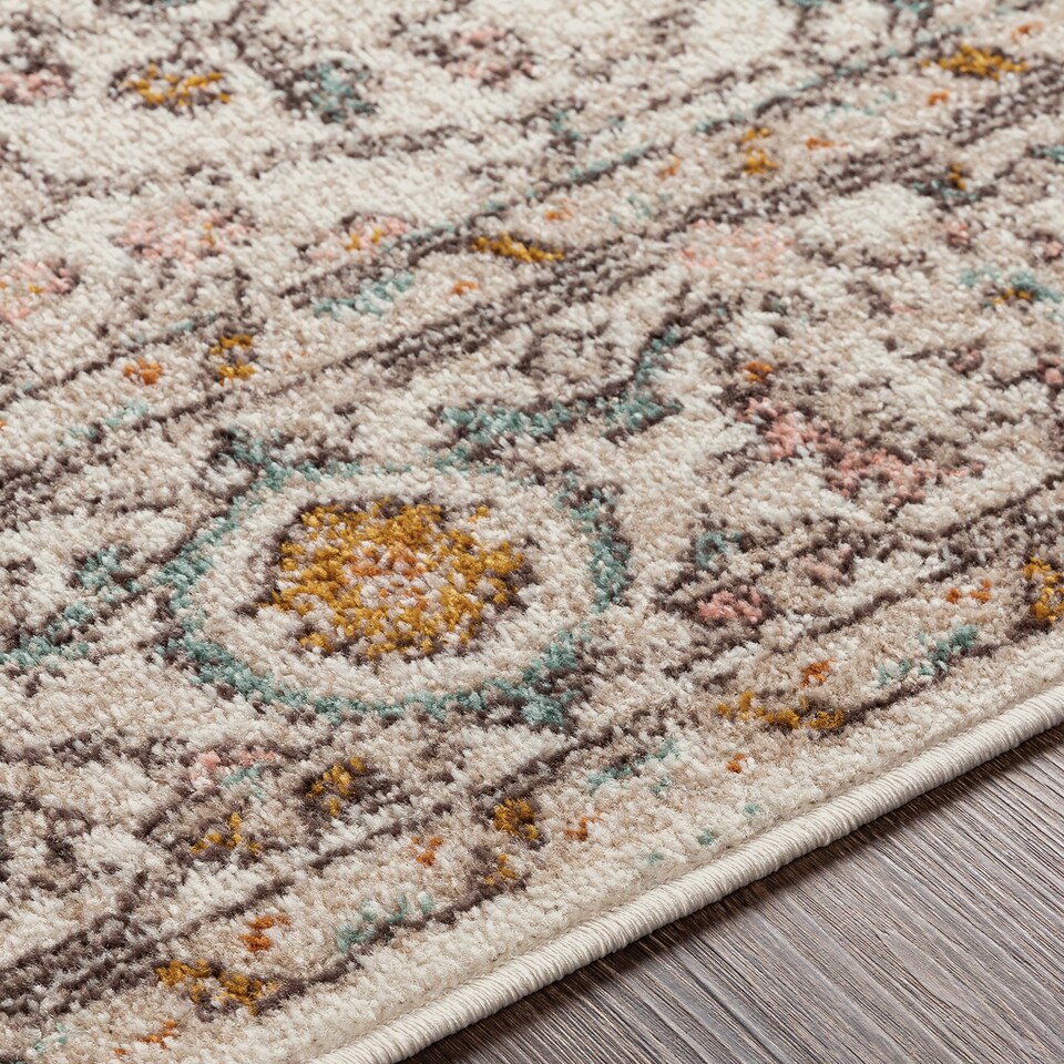 image 1 of LIVABLISS Ankara-Vintage Traditional Boho Rug 80 x 220 cm | Pink Grey