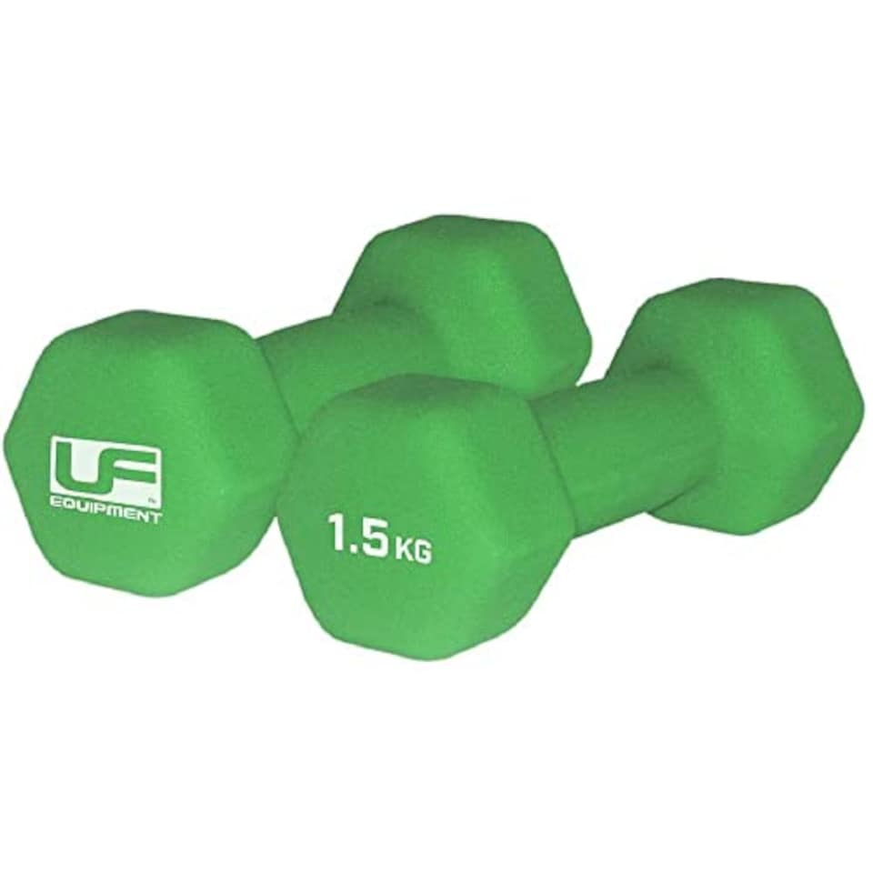 image 1 of Urban Fitness Neoprene Covered Hex Dumbbells Fitness (Pair) Pink 2 X 0.5kg