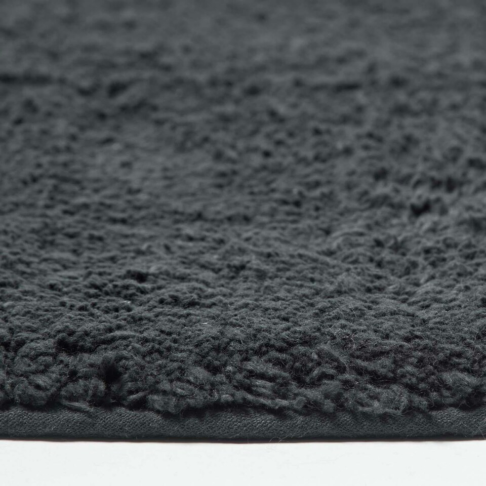 image 1 of Homescapes Spa Supreme Luxury Black Pedestal Mat