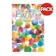 image 1 of Simon Elvin Birthday Wishes Dotted Greetings Card (Pack of 6) - Multicoloured - One Size