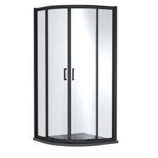 Balterley Quadrant Shower Enclosure with Safety Glass & Resin Tray | Black | Matt Black