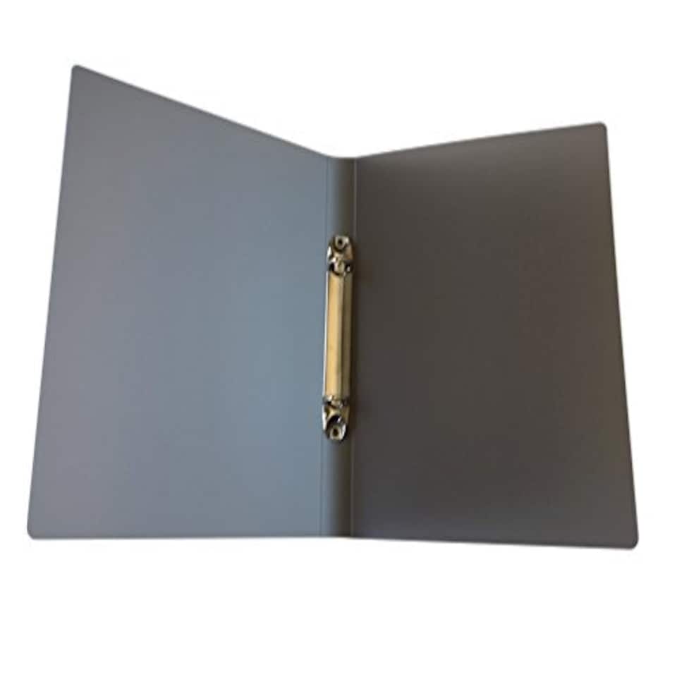 image 1 of Pack of 10 A5 Slim Black Translucent Ringbinders by Janrax