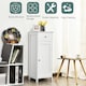 image 8 of COSTWAY Bathroom Storage Cabinet Floor Standing Wooden Cupboard