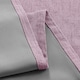 image 3 of Lilac Lined Blackout Eyelet Curtains - 46 x 54 Inch Drop - 2 Panel | Purple | One Size