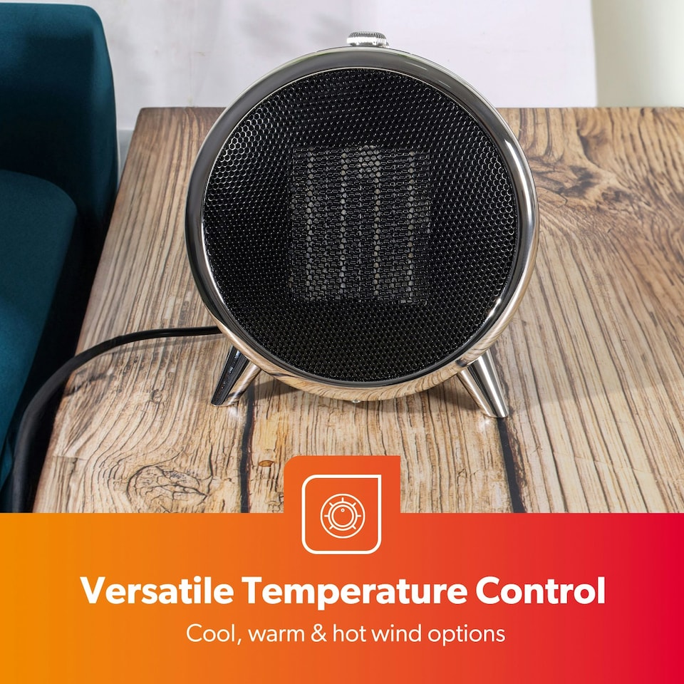 image 1 of GEEPAS PTC Heater, Black