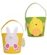 image 2 of Pack of 2 Easter Large Felt Buckets