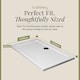 image 5 of Balterley Premium Rectangular Shower Tray | White | White | 1