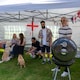 image 4 of JSH Silver Lined Pop Up 2x2m Outdoor Gazebo - Dark Grey
