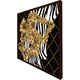 image 3 of Zebra & baroque (Picture Frame) Brown | Oak | L