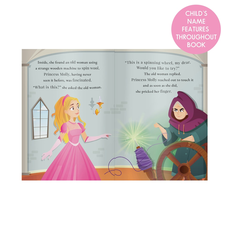 image 1 of Personalised Sleeping Beauty Story Book