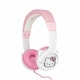 image 1 of Hello Kitty Pink Children's Headphones with Rubber Ears | Pink