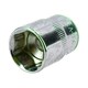 image 2 of 5/8" Imperial 6 Point 3/8" Drive Shallow Socket SAE AF Chrome Vanadium Steel
