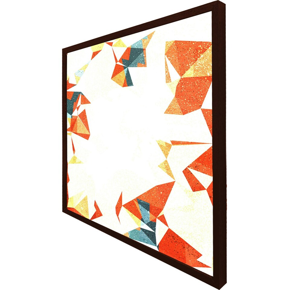 image 1 of Autumn geometric (Picture Frame) White | XS