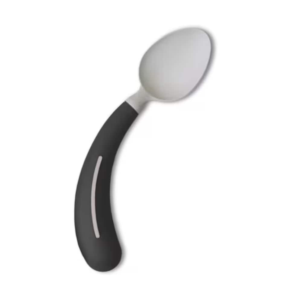 Hendro-Grip spoon left handed | Silver | Desert spoon