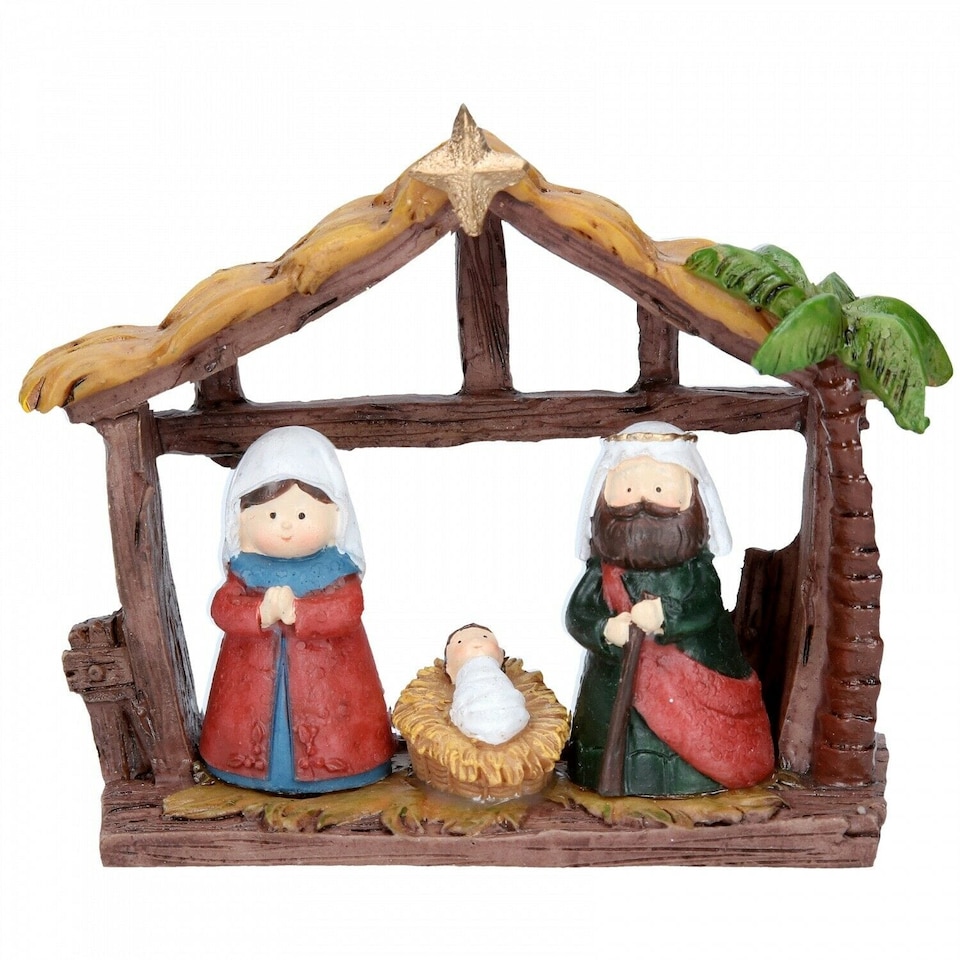 image 1 of Gisela Graham Christmas Nativity Scene Decoration